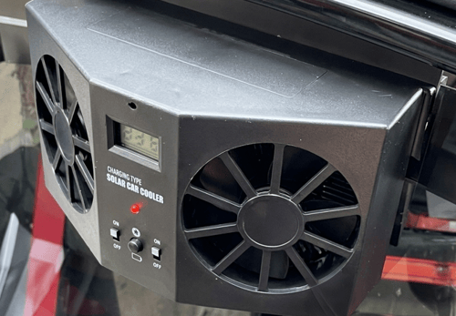AirDrive – Solar Powered Car Window Exhaust Fan