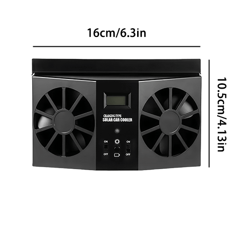 AirDrive – Solar Powered Car Window Exhaust Fan