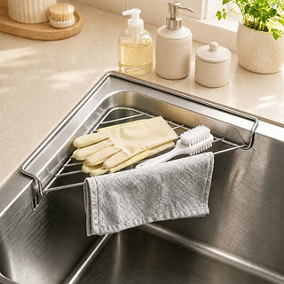 DrainNest – Space-Saving Sink Drain & Drying Rack