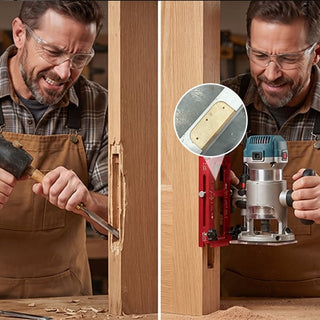 HingeCraft – Professional Adjustable Aluminium Door Hinge Jig