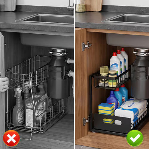 StoreFlex - Pull-Out Under-Sink Organizer