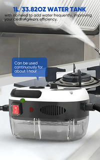 HeatJet – 2500W Pressurized Handheld Steam Cleaner