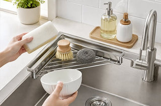 DrainNest – Space-Saving Sink Drain & Drying Rack