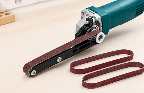 GrindTrack – Stable Belt Sander Attachment for Angle Grinders