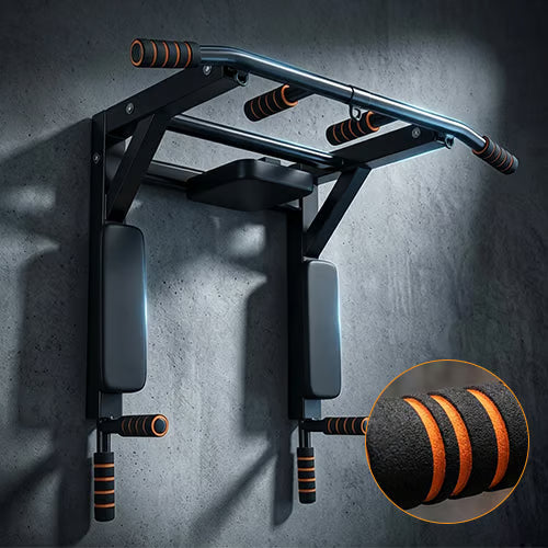 IronForce - Wall-Mounted Multifunctional Pull-Up Bar