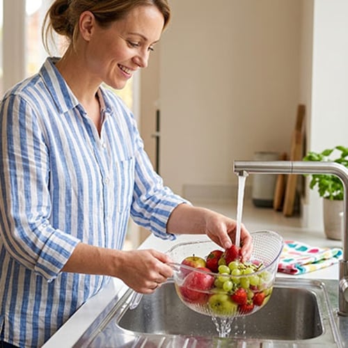 RinseMate – One Handed Multi-Purpose Kitchen Strainer