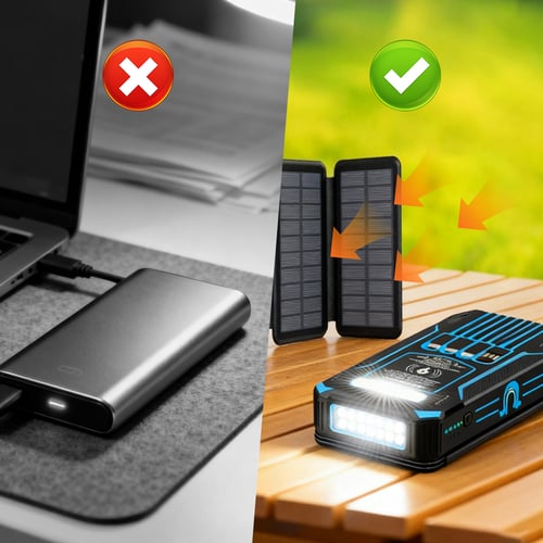 RayMax - Outdoor Solar Charger & Emergency Power Solution