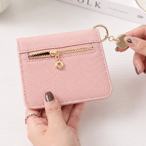 VeloraCharm – Elegant Minimalist 3-Fold Wallet
