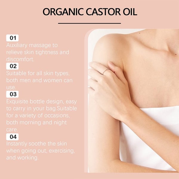 HydraHeal – Organic Roll On Castor Oil