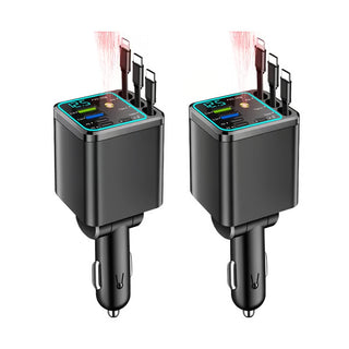 ChargeFlow Pro | 7-in-1 Retractable Car Power Hub
