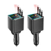 ChargeFlow Pro | 7-in-1 Retractable Car Power Hub