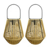 SolarNest - Handwoven Rattan Solar Lantern