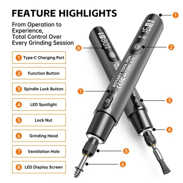 DigiCraft – Mini Electric Rotary Tool Set
