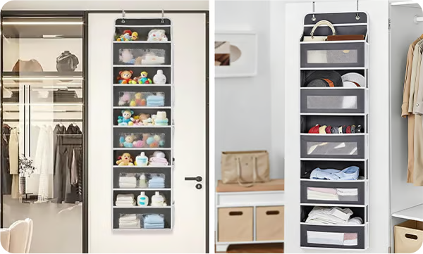SpaceVault– Multi Pocket Over-The-Door Storage Organizer