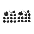 2 sets(24 Mounts+24 Cable Ties)