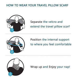 TravelCush - Neck Alignment Pillow for Flights & Cars