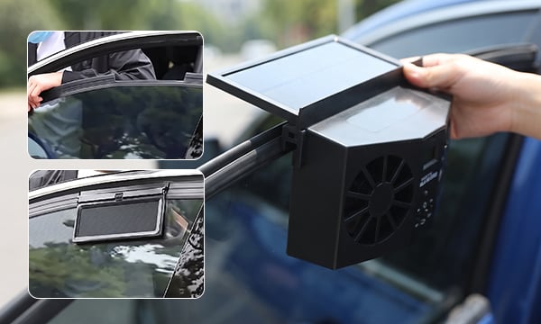 AirDrive – Solar Powered Car Window Exhaust Fan