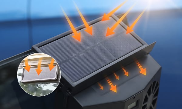 AirDrive – Solar Powered Car Window Exhaust Fan