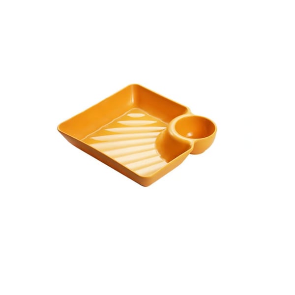 DipEase – Sauce Separated Plate for Mess-Free Eating
