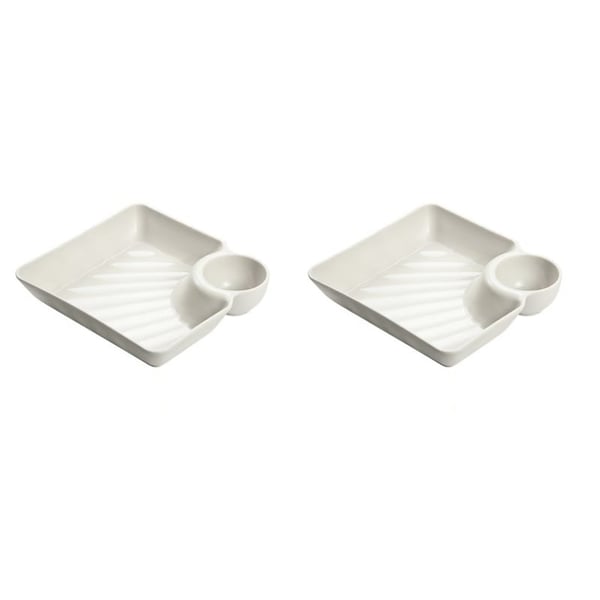DipEase – Sauce Separated Plate for Mess-Free Eating
