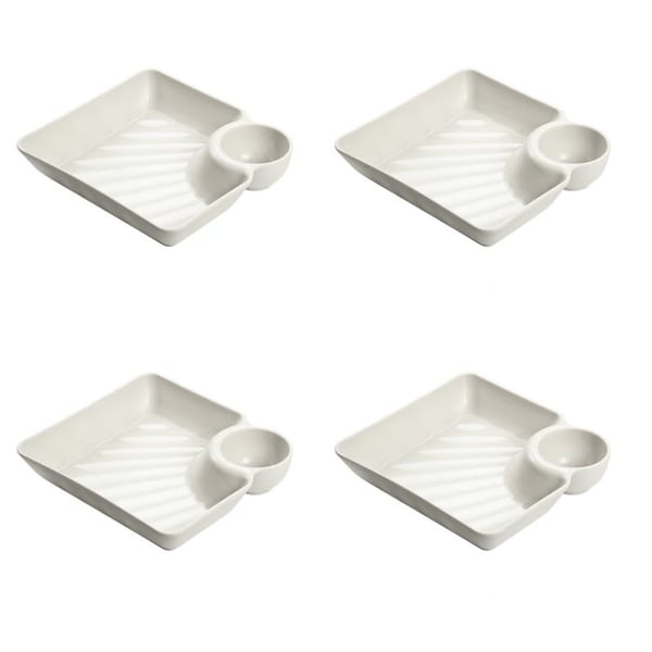 DipEase – Sauce Separated Plate for Mess-Free Eating
