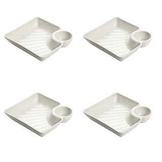 DipEase – Sauce Separated Plate for Mess-Free Eating