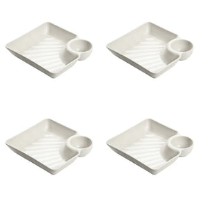 DipEase – Sauce Separated Plate for Mess-Free Eating