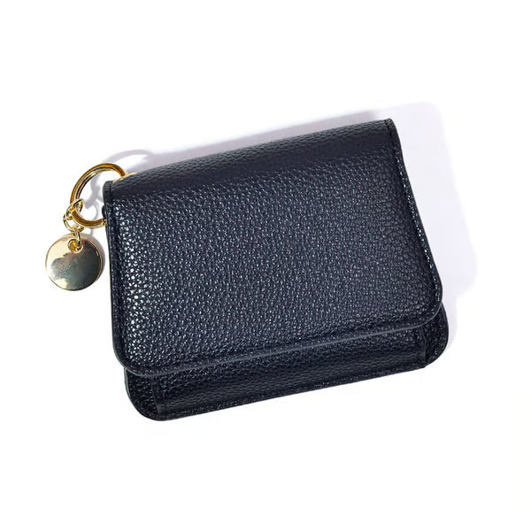VeloraCharm – Elegant Minimalist 3-Fold Wallet