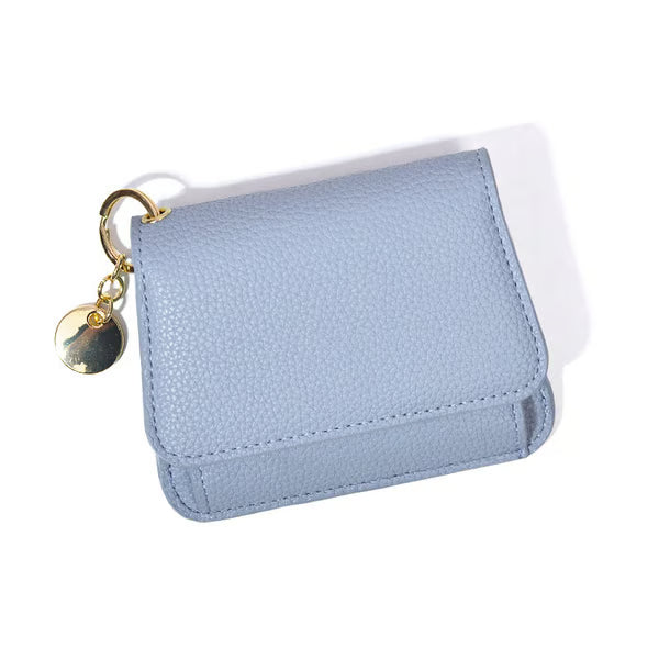 VeloraCharm – Elegant Minimalist 3-Fold Wallet