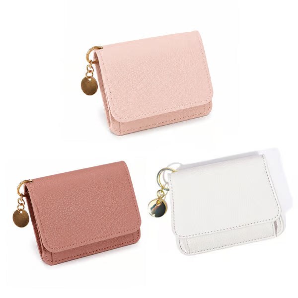 VeloraCharm – Elegant Minimalist 3-Fold Wallet