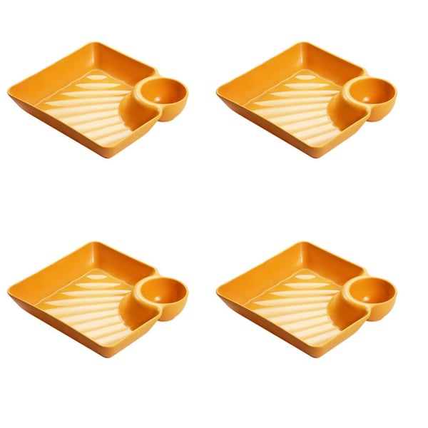 DipEase – Sauce Separated Plate for Mess-Free Eating