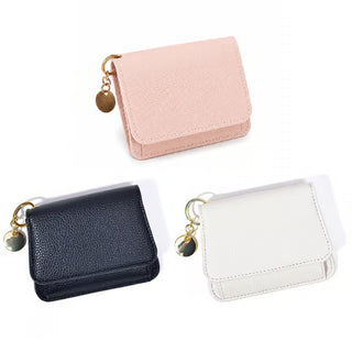 VeloraCharm – Elegant Minimalist 3-Fold Wallet