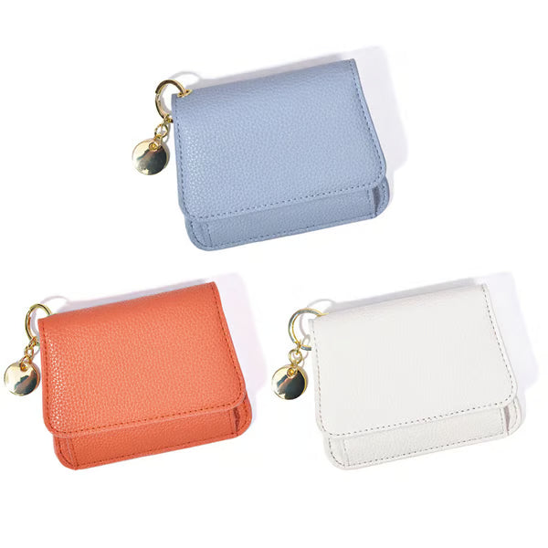 VeloraCharm – Elegant Minimalist 3-Fold Wallet