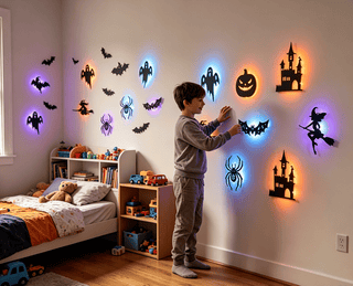HauntBeam – Cord Free Halloween LED Wall Decorations