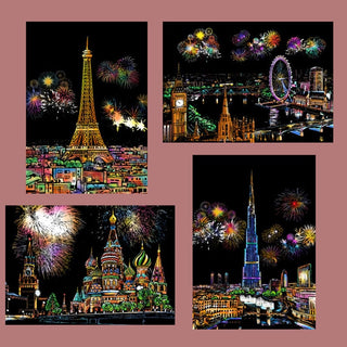 MindCanvas – Relaxing Scratch & Sketch City Collection