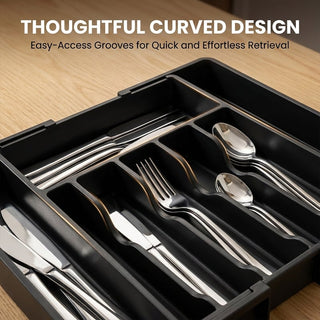Kitchen Expandable Silverware Drawer Organizer