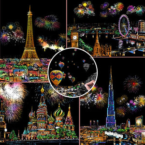 MindCanvas – Relaxing Scratch & Sketch City Collection