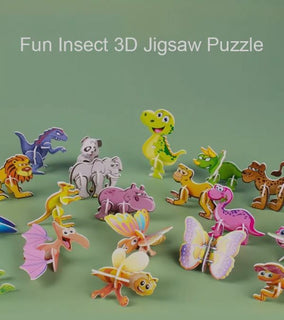 InsectiCraft – 3D DIY Insect Puzzle Set