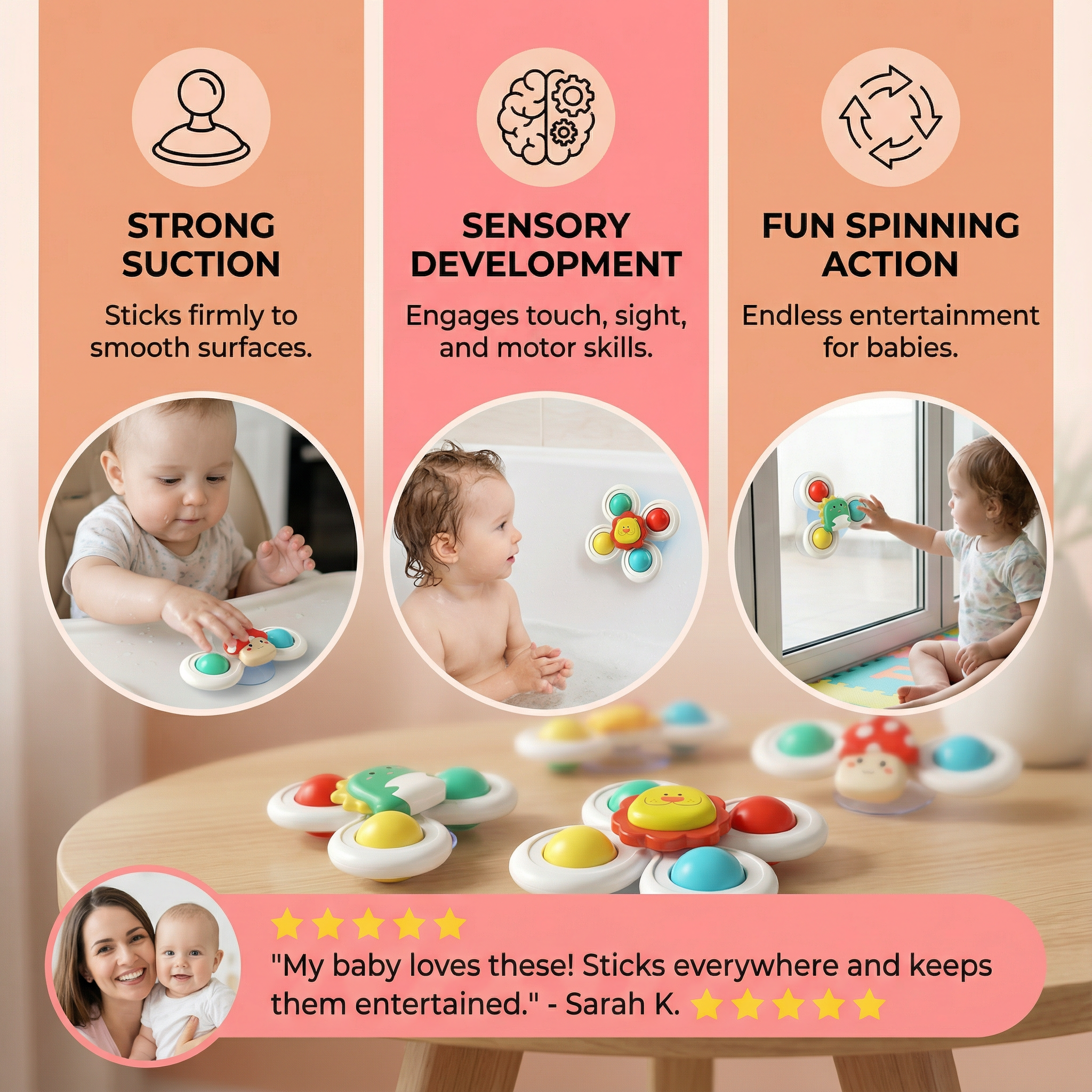 BabyWhirl - Spinning Sensory Toys