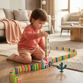 BuildTrack - Domino Train Set