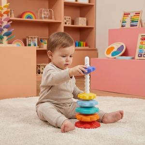 SpinStack - Rainbow Tower Toy