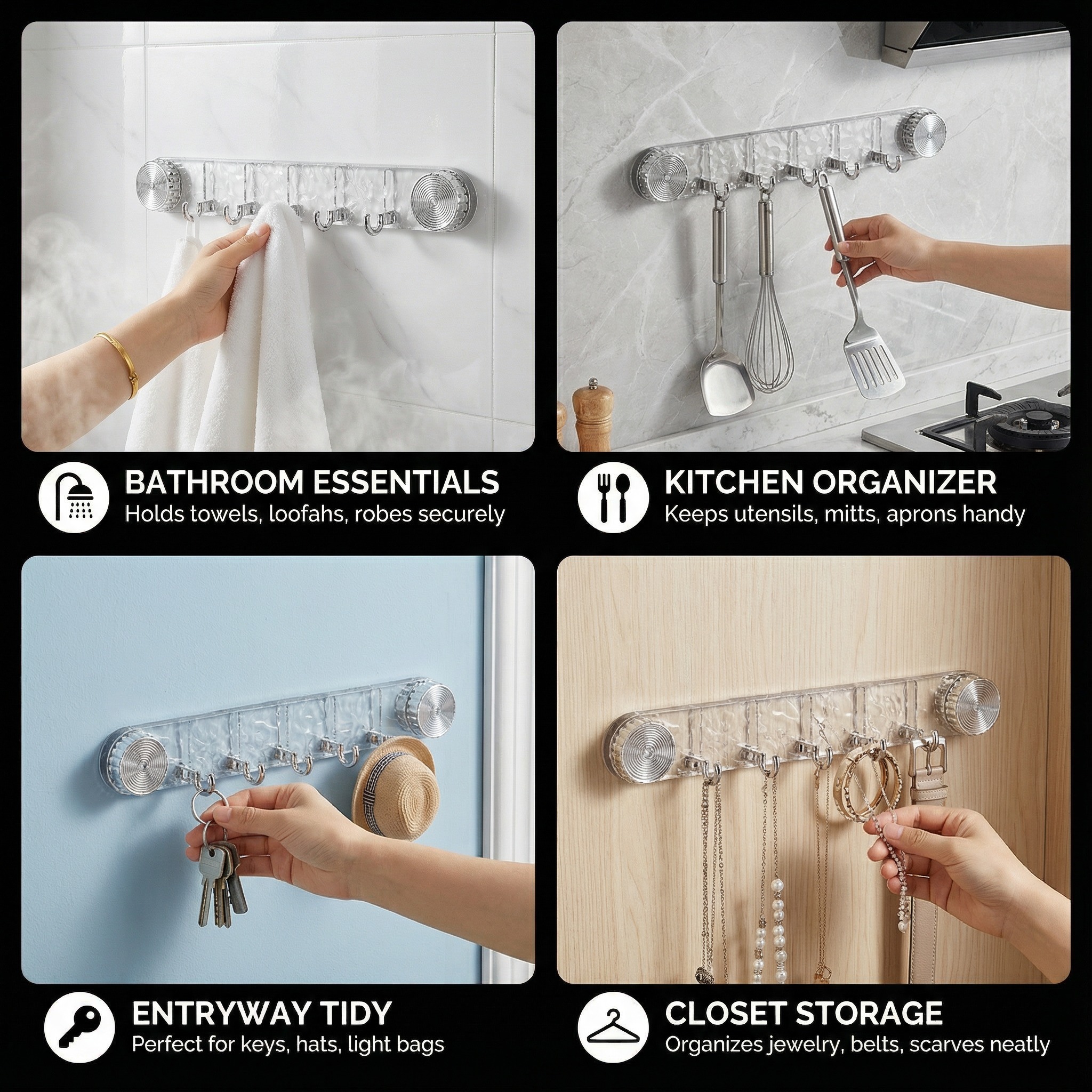 WallSnap – Reusable Suction Holders