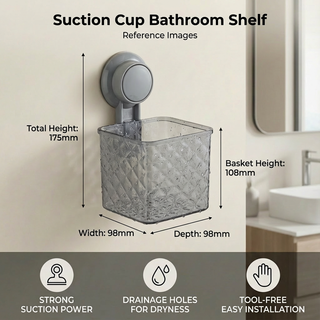 BathRack – No Drill Storage Shelf