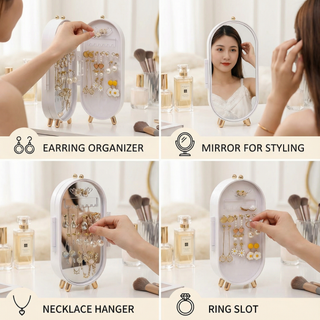 DivaDock – Elegant Mirror Jewelry Organizer