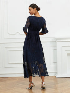 Lunessa | V-Neck Evening Maxi Dress