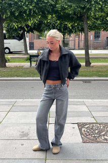 Y2K Star Color-Block Patchwork Jeans