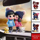 LoveRide – Personalized Acrylic Car Hanger