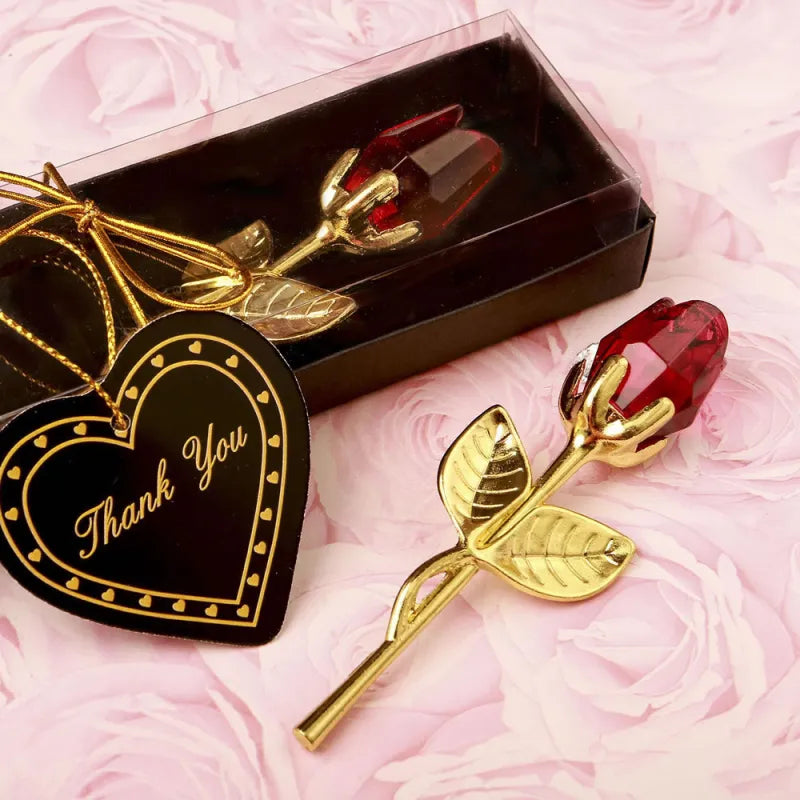 CrystalBloom – Romantic Personalized Rose Gift