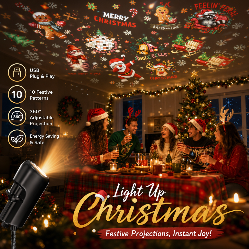 AstroLume – Rotating Galaxy Night Light Projector