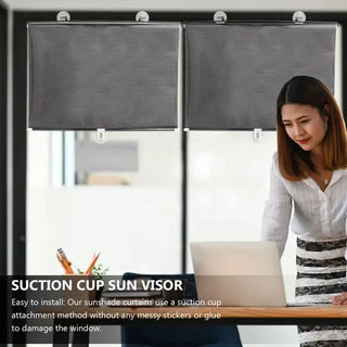 Retractable Window Roller Sunshade For Truck/car/SUV/bedroom/kitchen/living room/office Marnetic